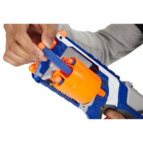 NERF N Strike Elite Strongarm Toy Blaster with Rotating Barrel .